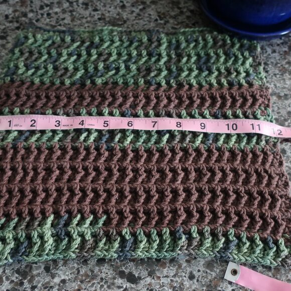 Multicolored Crochet Dish Drying Mats 100% Cotton Kitchen - Picture 6 of 16